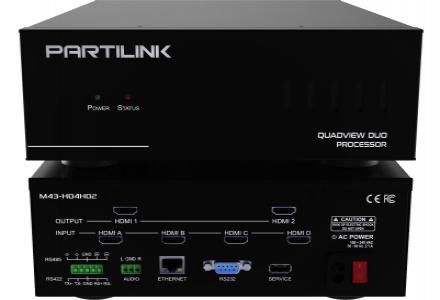 4x2 HDMI 2.0 Quadview Duo Video Processor